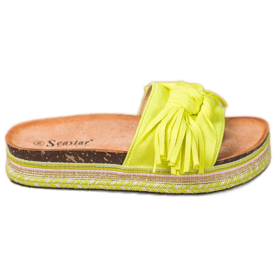 Papuci pentru femei Seastar, BM80801, Galben, 39 EU